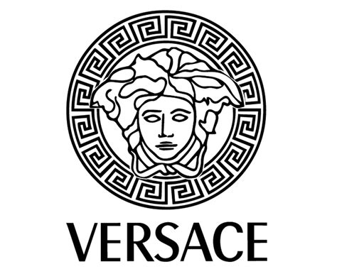 logo de versace|Versace logo drawing.